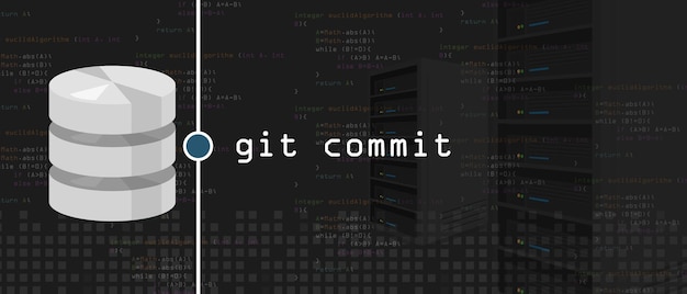 Git commit programming server di codifica e database