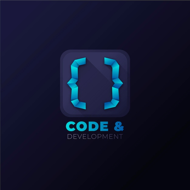 Creatief verloopcode logo