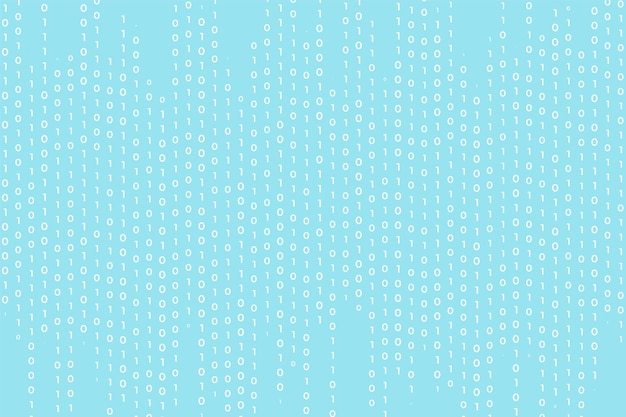 falling binary code algorithm number background design