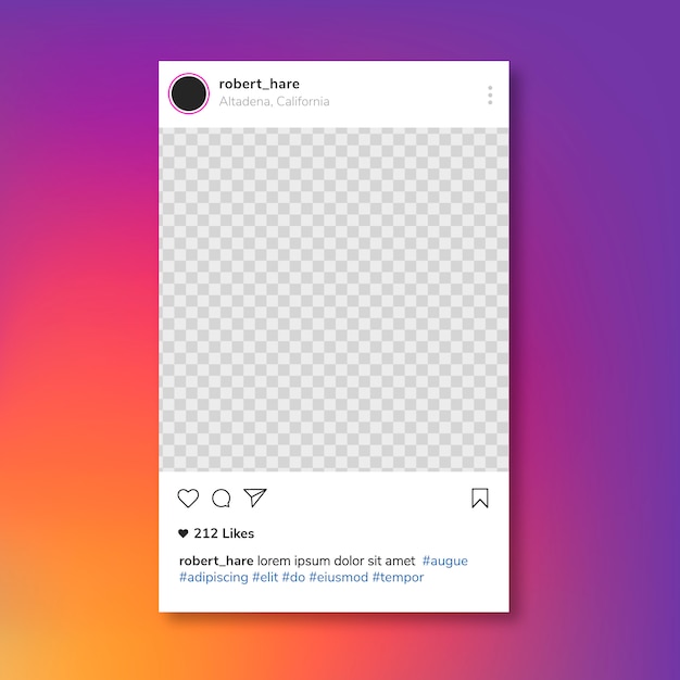 Instagram postframe